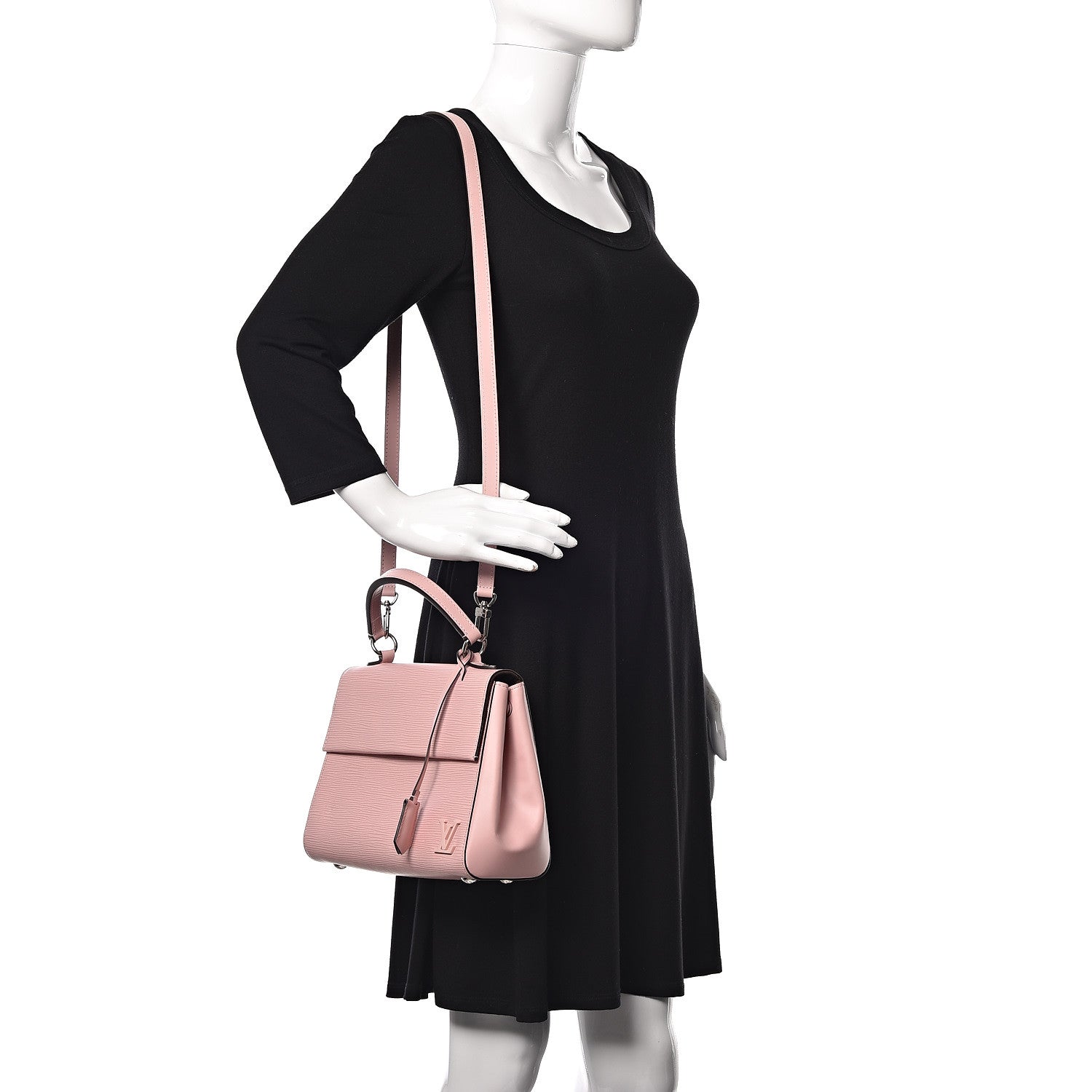 Louis Vuitton Epi Cluny BB Rose Ballerine 2 of 14