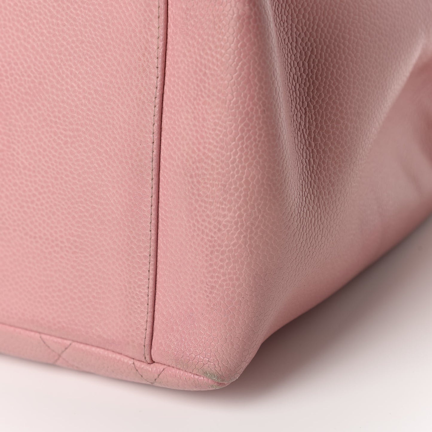 Caviar Quilted Grand Shopping Tote GST Pink