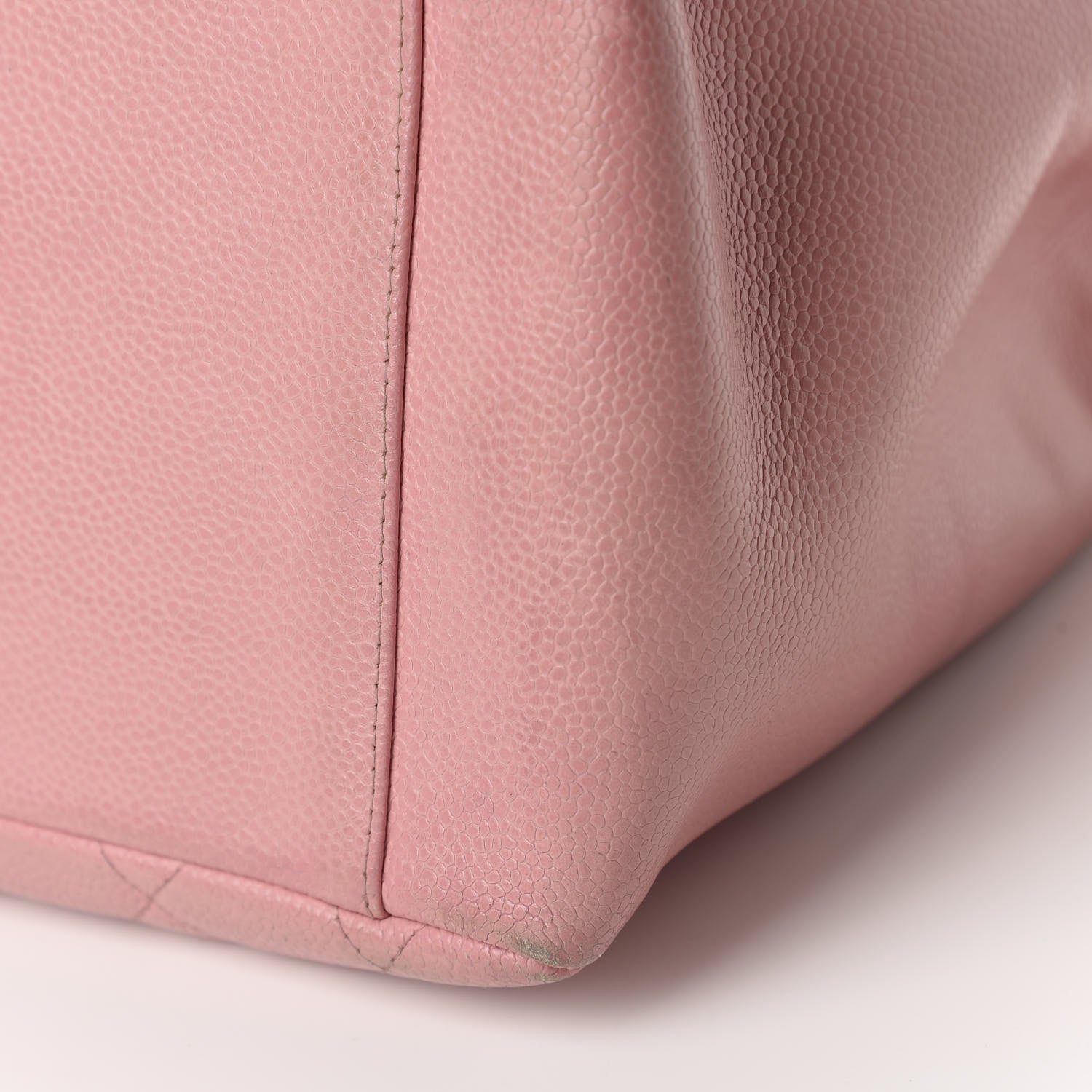 Chanel Caviar Quilted Grand Shopping Tote GST Pink 9 of 21