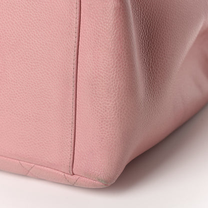 Chanel Caviar Quilted Grand Shopping Tote GST Pink 9 of 21