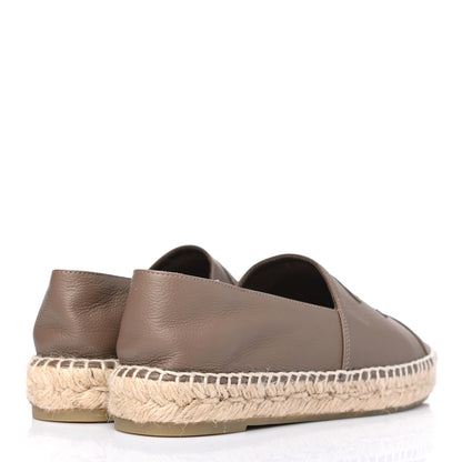 Chanel Grained Calfskin CC Espadrilles 39 Nude 3 of 4