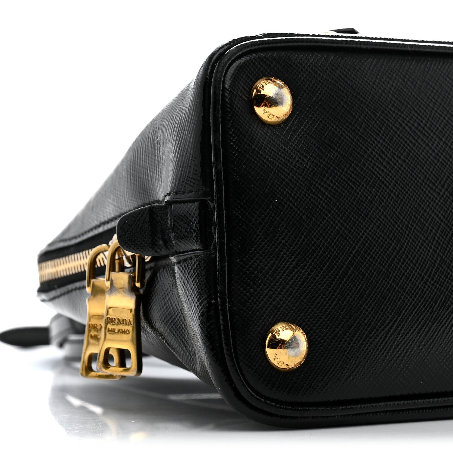 Prada Saffiano Lux Small Promenade Tote Black 9 of 10