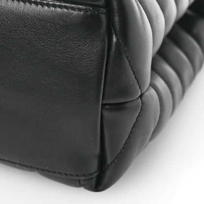 Saint Laurent Calfskin Y Quilted Monogram Medium Loulou Chain Satchel Black 9 of 10