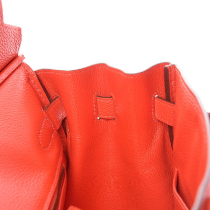 Hermes Togo Birkin 30 Capucine 13 of 35