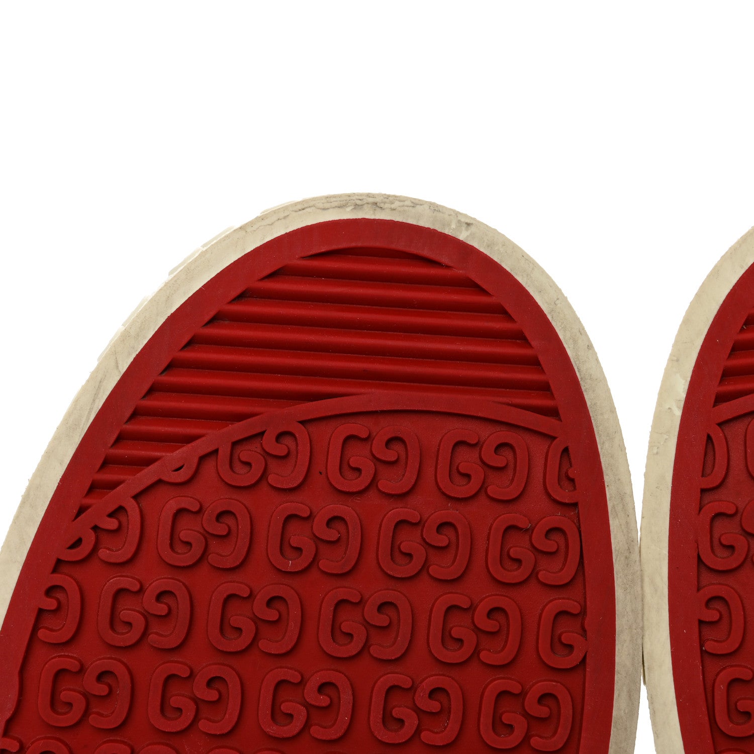 Gucci GG Monogram Web Mens 1977 Tennis Sneakers 10.5 Beige Ebony Mystic White 9 of 12
