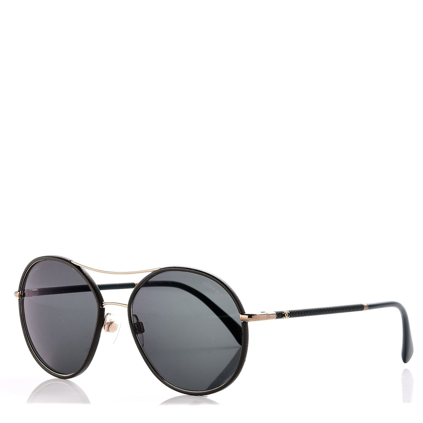 Round Pilot Sunglasses 4228-Q Dark Green