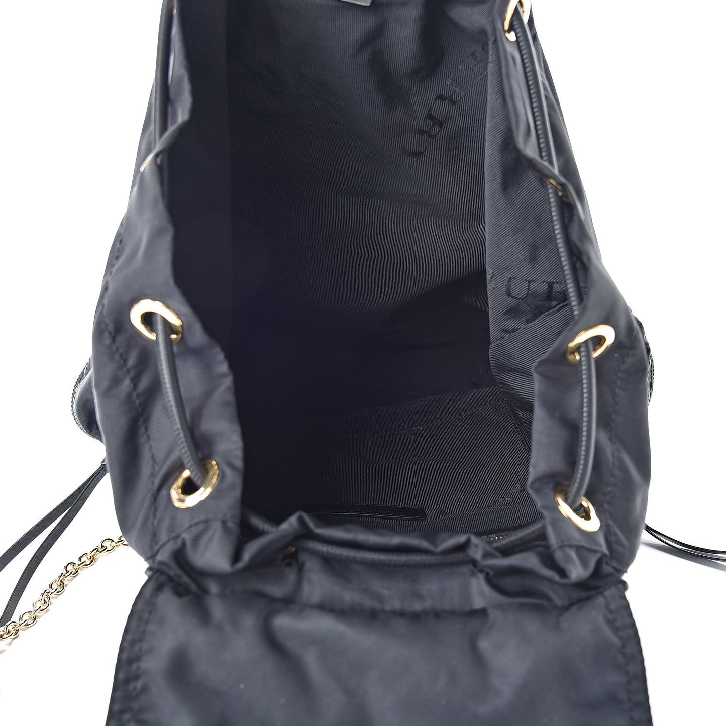 Nylon Large Rucksack Backpack Black