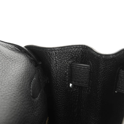 Hermes Togo Kelly Retourne 28 Black 7 of 23