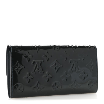 Louis Vuitton Vernis Sarah Wallet Blue Nuit 3 of 9