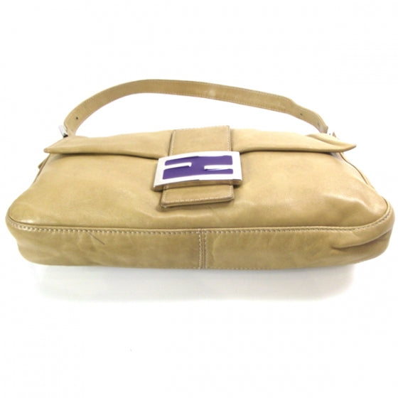 Leather Baguette Tan