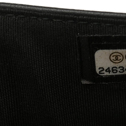 Chanel Caviar Quilted Small Golden Class Flap Wallet Black 7 of 7