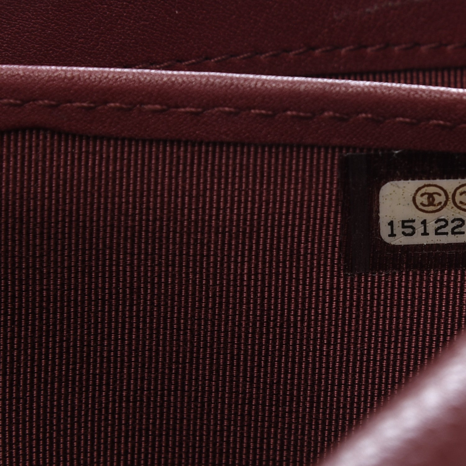 Chanel Caviar Quilted Large Gusset Flap Wallet Dark Red 19 of 20