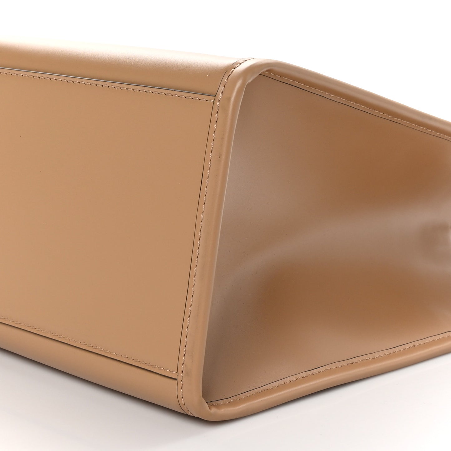 Vitello King Plexiglass Elaphe Python Print Logo Medium Fendi Sunshine Shopper Tote Miele Scuro Makeup