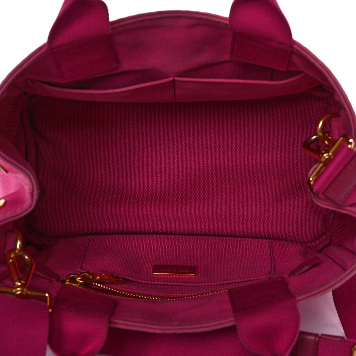 Canapa Small Logo Tote Fuxia