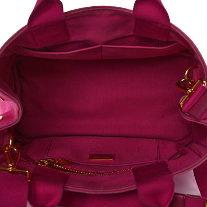 Prada Canapa Small Logo Tote Fuxia 4 of 13