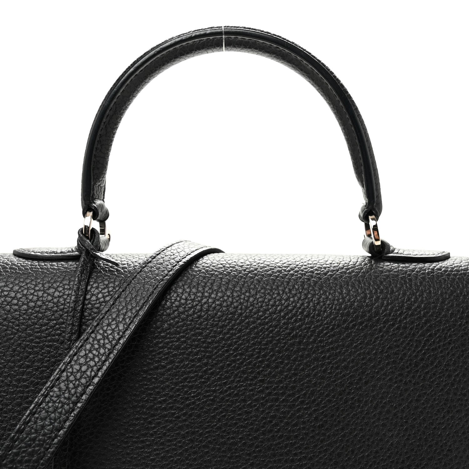 Moynat Taurillon Blush Rejane MM Black 7 of 9