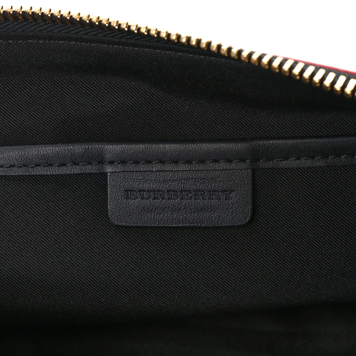 Nova Check Zip Top Pouch Parade Red