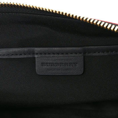 Burberry Nova Check Zip Top Pouch Parade Red 6 of 7
