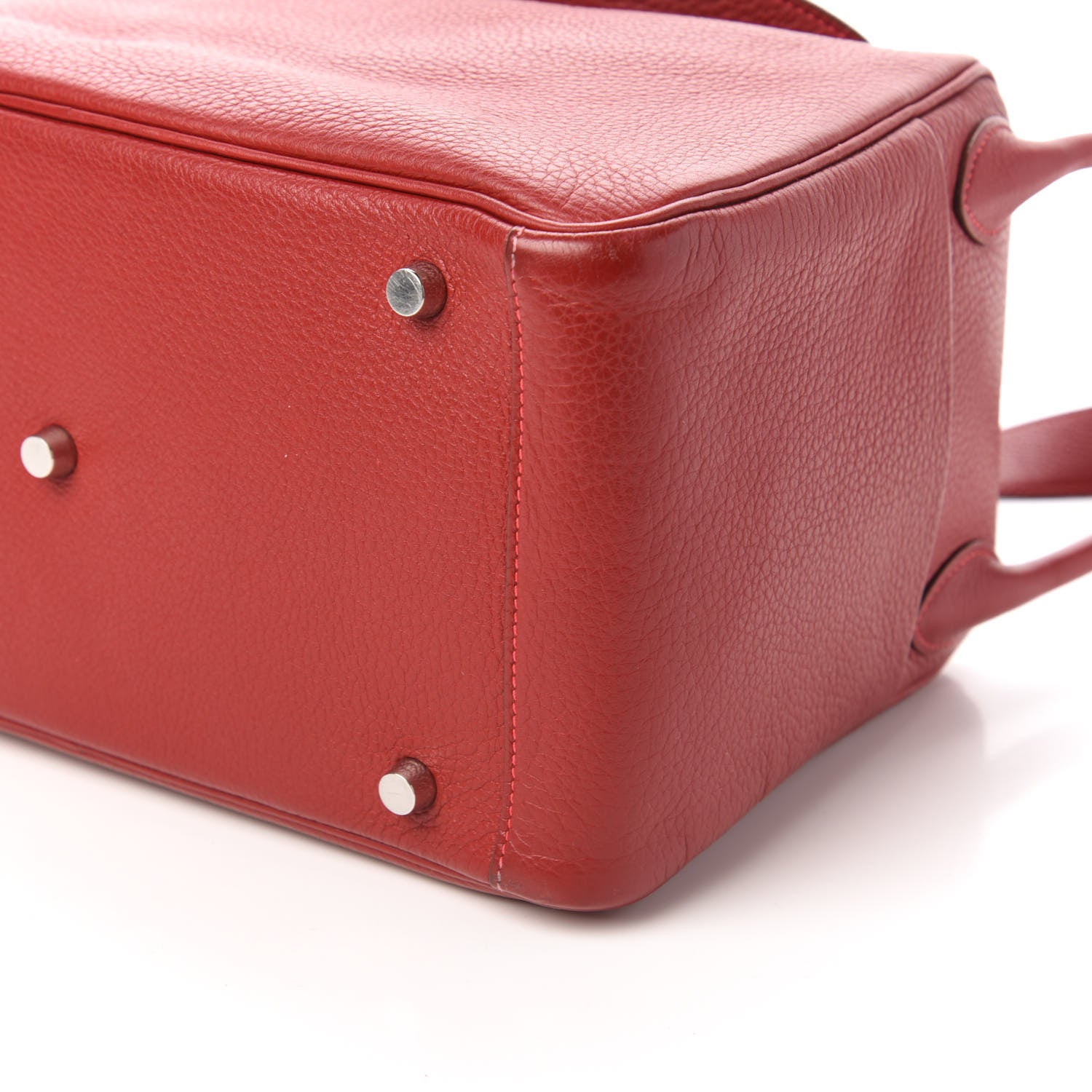 Hermes Taurillon Clemence Lindy 30 Rouge Vif 7 of 9