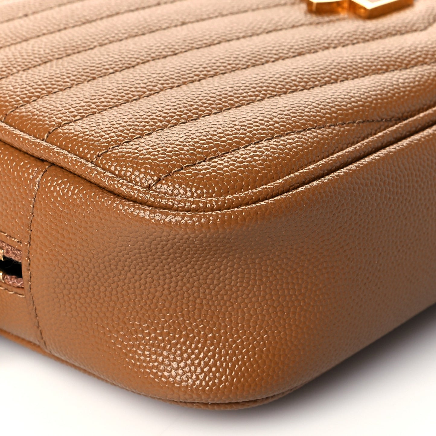 Grain De Poudre Matelasse Monogram Mini Lou Camera Bag Dune