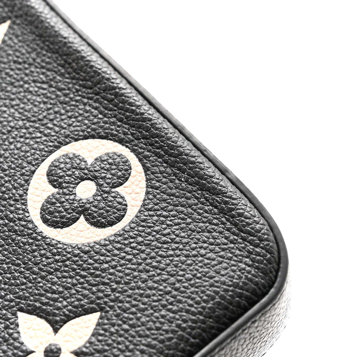 Louis Vuitton LOUIS VUITTON Empreinte Monogram Giant Felicie Pochette Black Beige 12 of 14