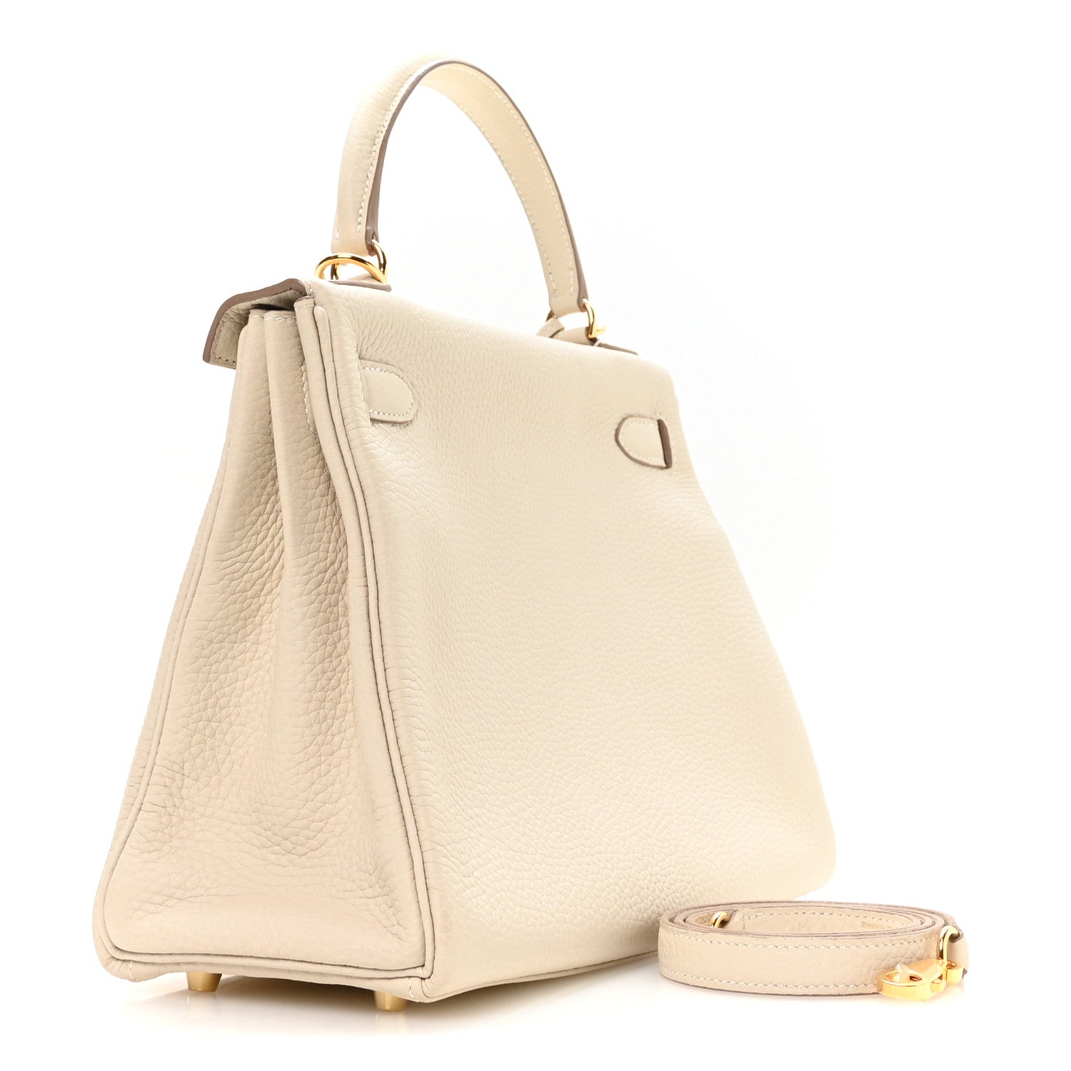 Hermes Togo Kelly Retourne 28 Craie 3 of 11