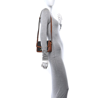Celine Calfskin Triomphe Canvas Teen Triomphe Bag Tan 2 of 10