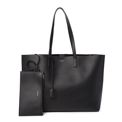 Saint Laurent Calfskin Large Shopping Tote Black 1 of 10