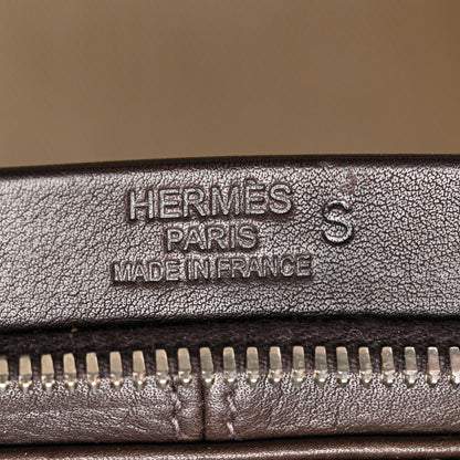 Hermes Toile Trousse Caleche Express Carry On Cabine Suitcase Graphite Etoupe 6 of 10