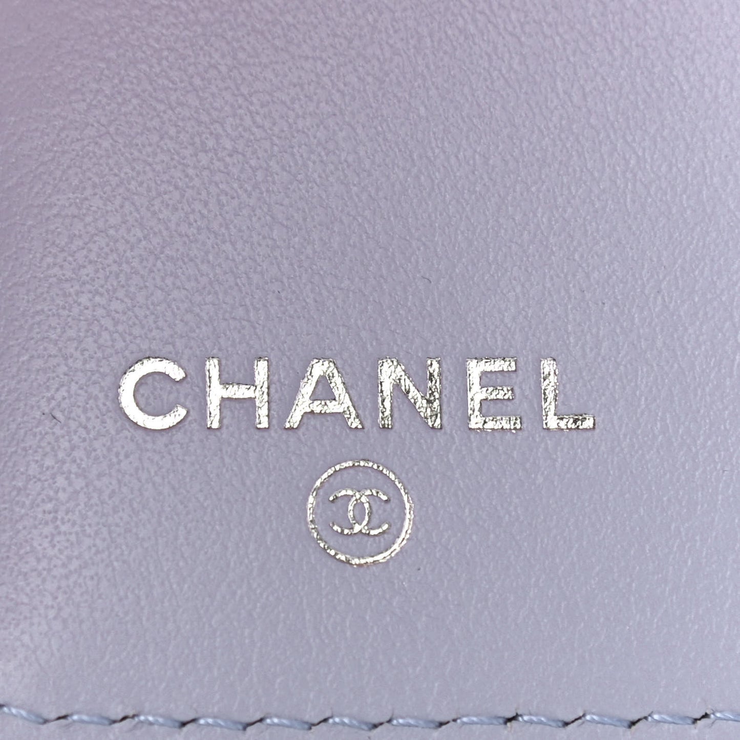 Caviar Quilted Classic 4 Key Holder Wallet Light Purple