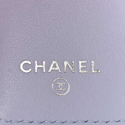 Chanel Caviar Quilted Classic 4 Key Holder Wallet Light Purple 6 of 8