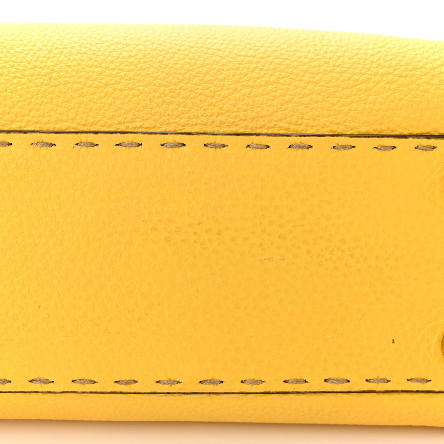 Cuoio Romano Selleria Mini Peekaboo Iconic Satchel Limone