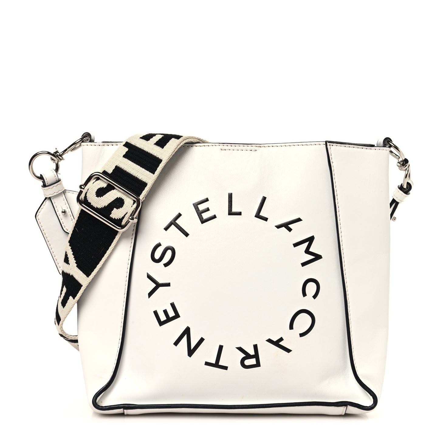 Eco Alter Nappa Logo Mini Crossbody White