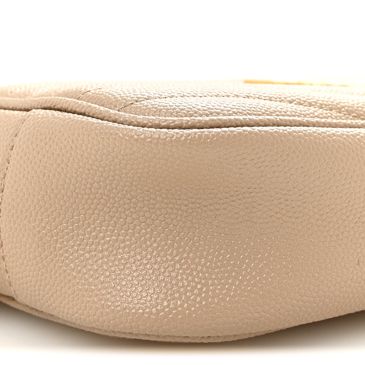 Saint Laurent Grain De Poudre Matelasse Monogram Mini Lou Camera Bag Dark Beige 9 of 10