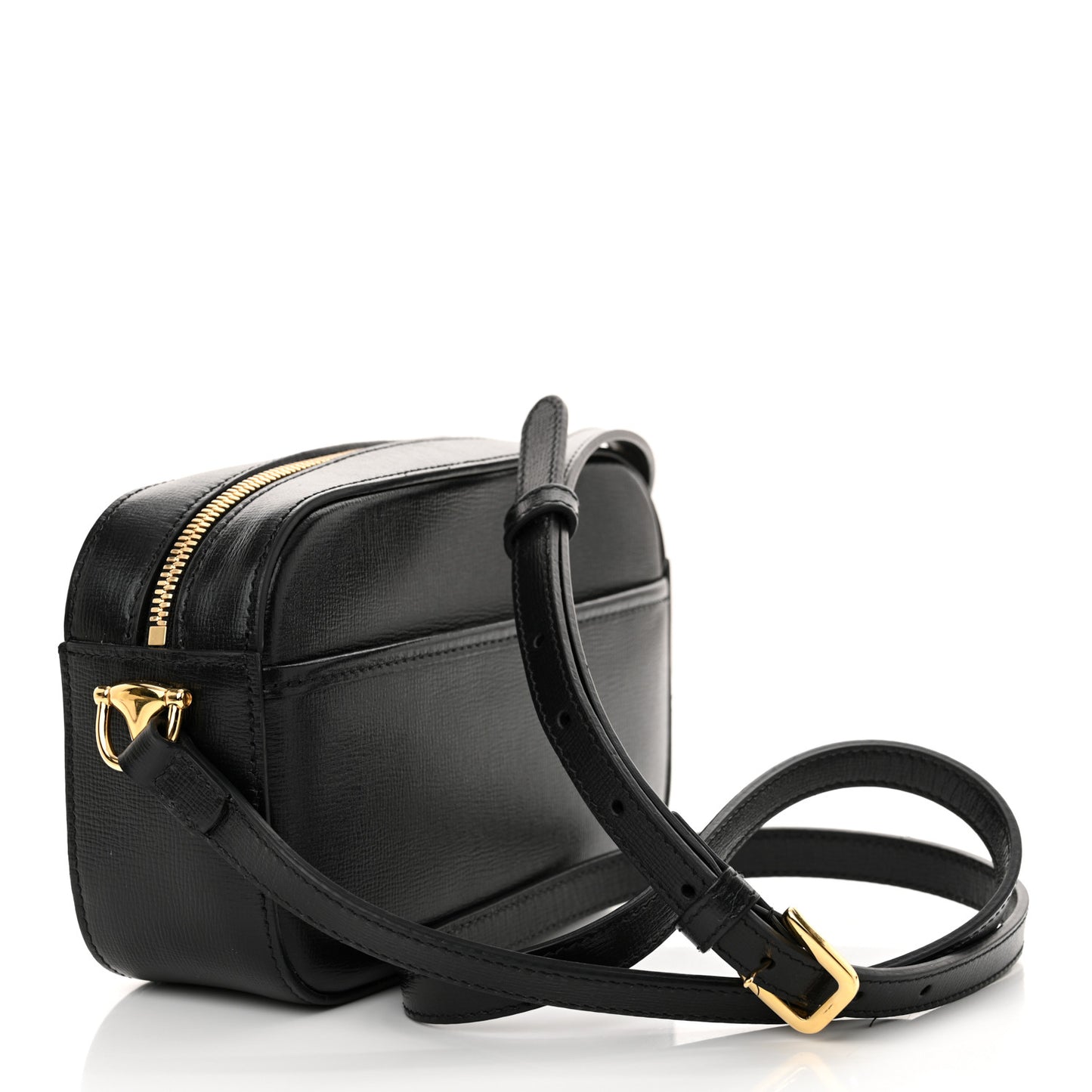 Calfskin Mini Horsebit 1955 Camera Shoulder Bag  Black