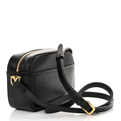 Gucci Calfskin Mini Horsebit 1955 Camera Shoulder Bag  Black 3 of 12
