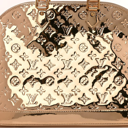 Louis Vuitton Monogram Miroir Alma MM Gold 7 of 10