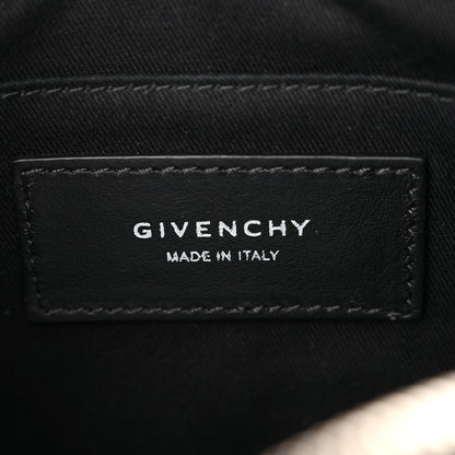 Givenchy Calfskin Logo Belt Bum Bag Hip Pouch Black 5 of 9