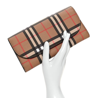 Burberry Vintage Check Henley Wallet On Chain Black 2 of 6