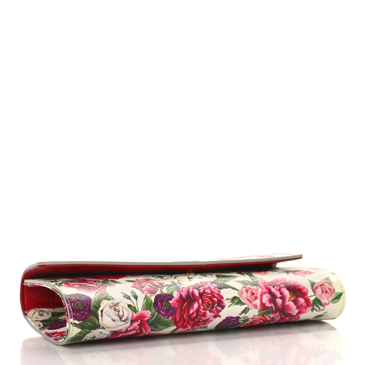 Dauphine Floral Print Shoulder Bag White Pink