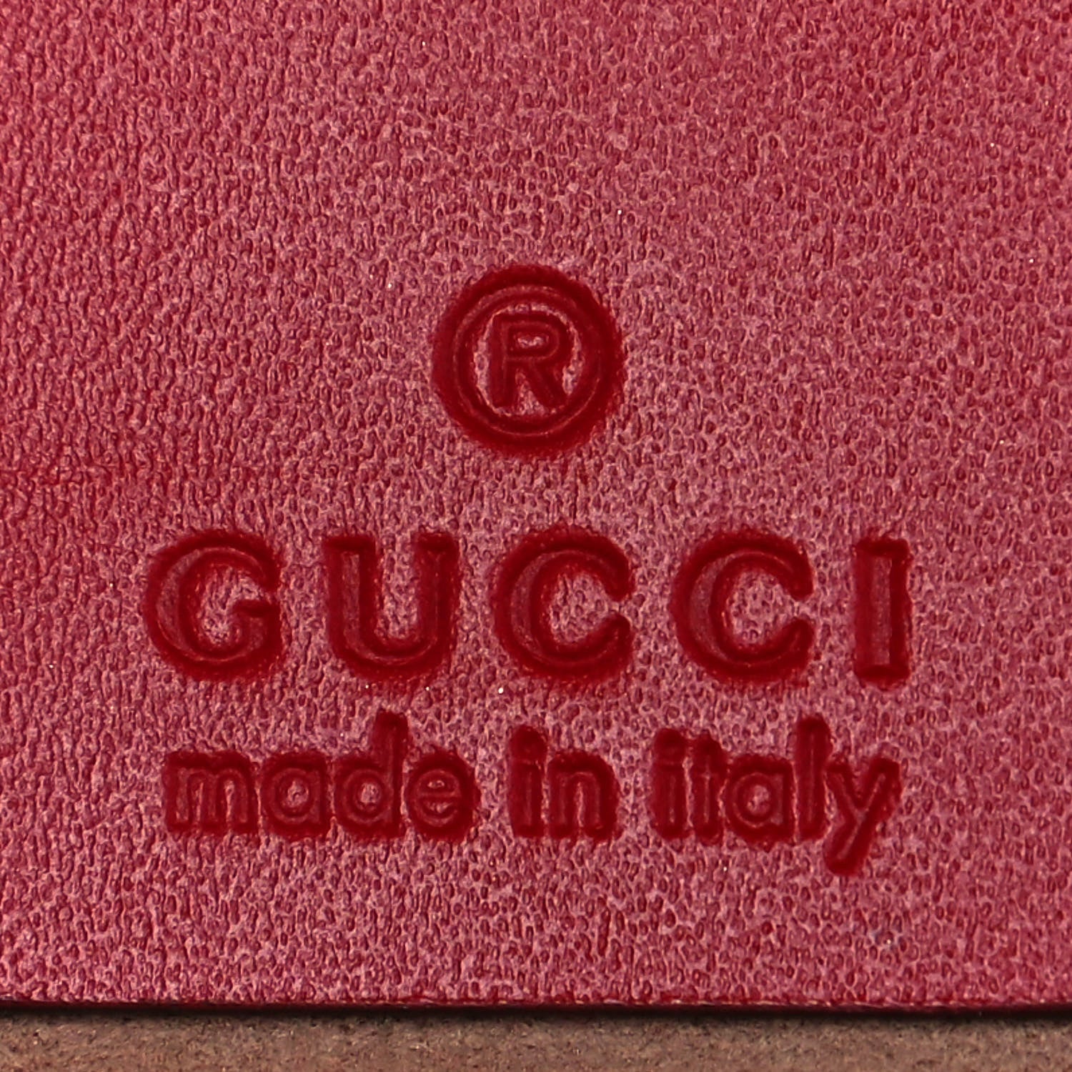 Gucci Guccissima Signature Small Padlock Top Handle Bag Hibiscus Red 5 of 11