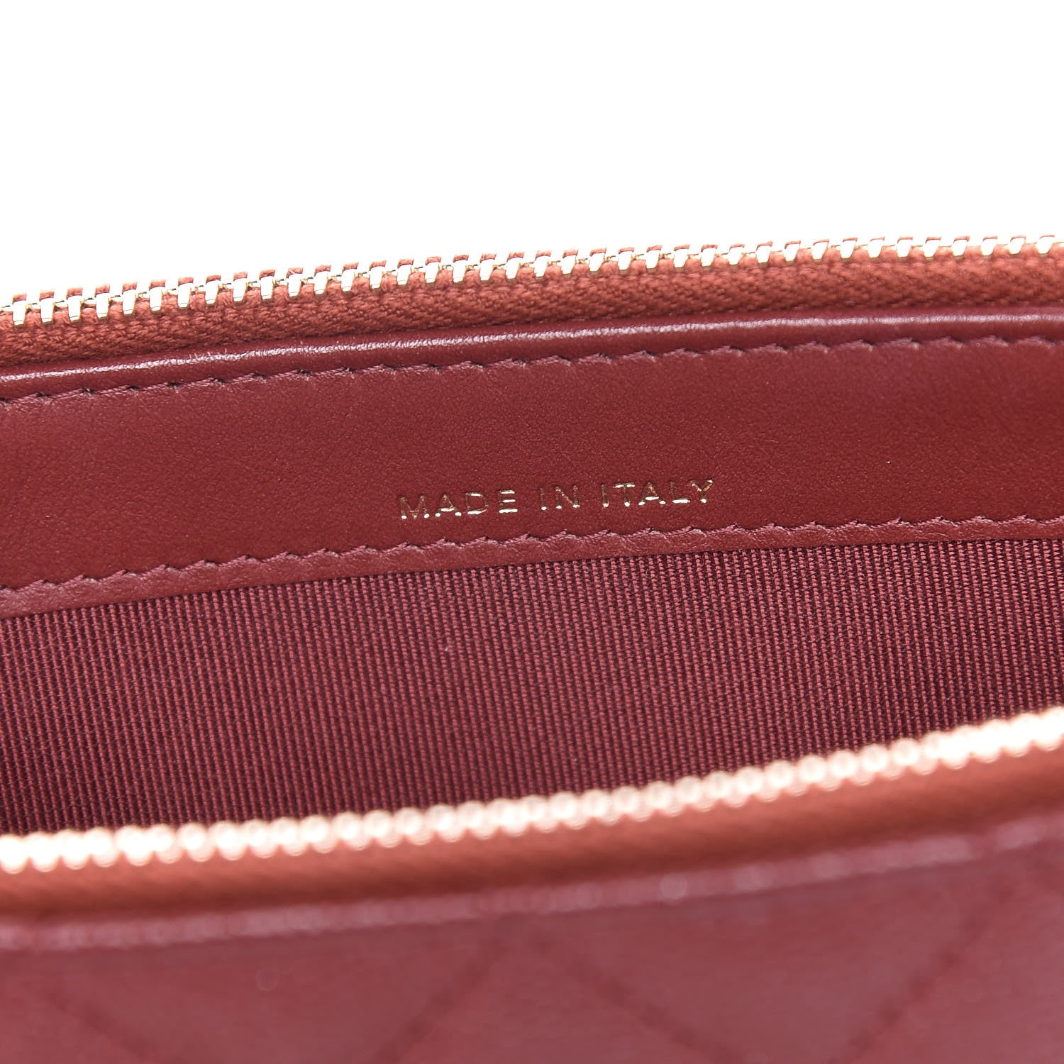 Chanel Iridescent Caviar Quilted Small Clutch With Chain Red 9 of 13