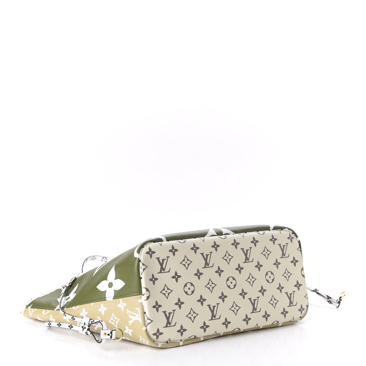 Louis Vuitton Monogram Giant Neverfull MM Kaki 4 of 10