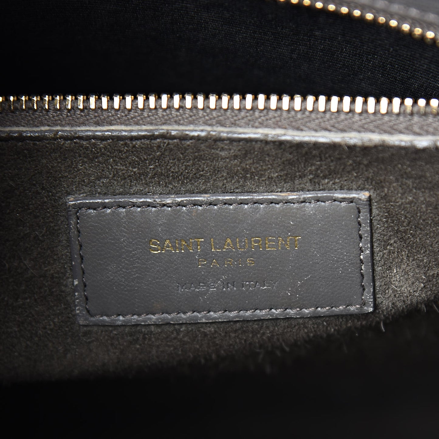Calfskin Crocodile Embossed Small Sac De Jour Fog