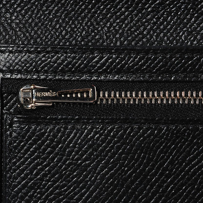 Hermes Epsom Bearn Gusset Wallet Black 6 of 9