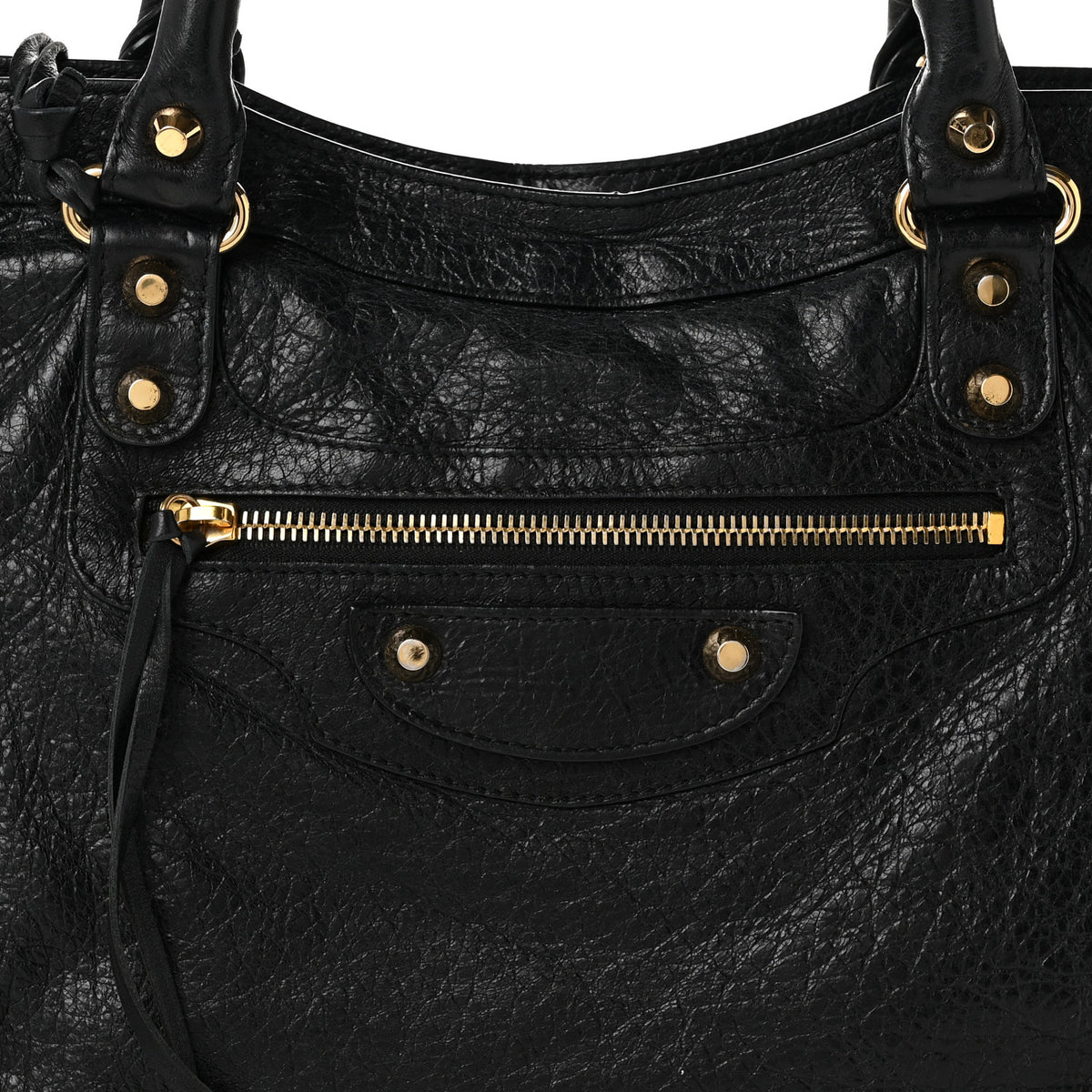Balenciaga Agneau Classic Gold Hardware City Black 9 of 12