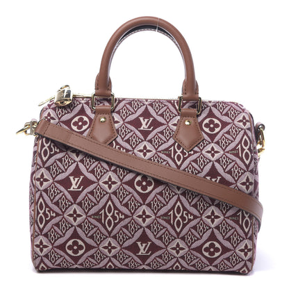 Louis Vuitton Jacquard Since 1854 Speedy Bandouliere 25 Bordeaux 1 of 8
