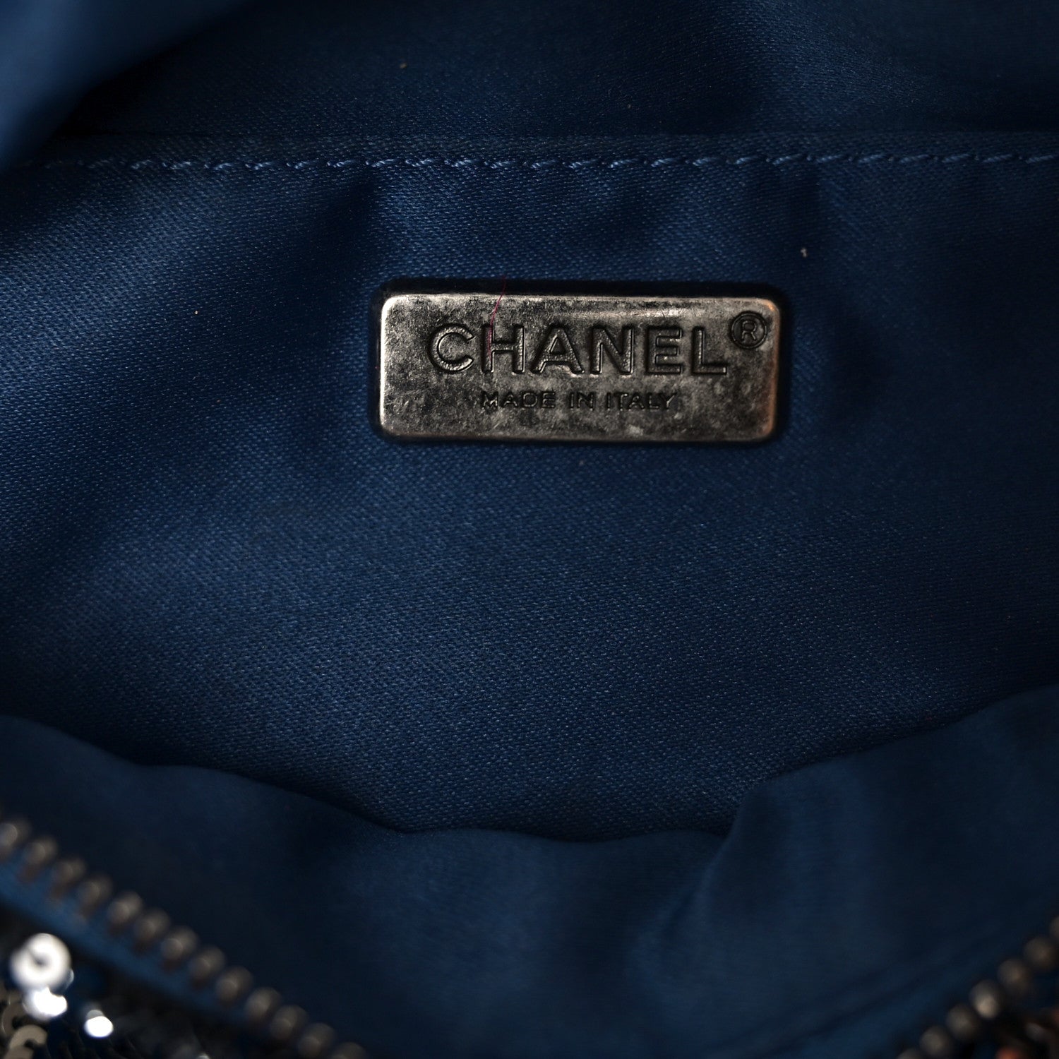 Chanel Sequin Coco Cuba Waist Bag Fanny Pack Blue Pink 10 of 19