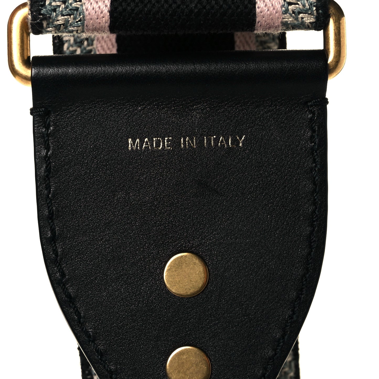 Canvas Embroidered Shoulder Strap Rose Multicolor