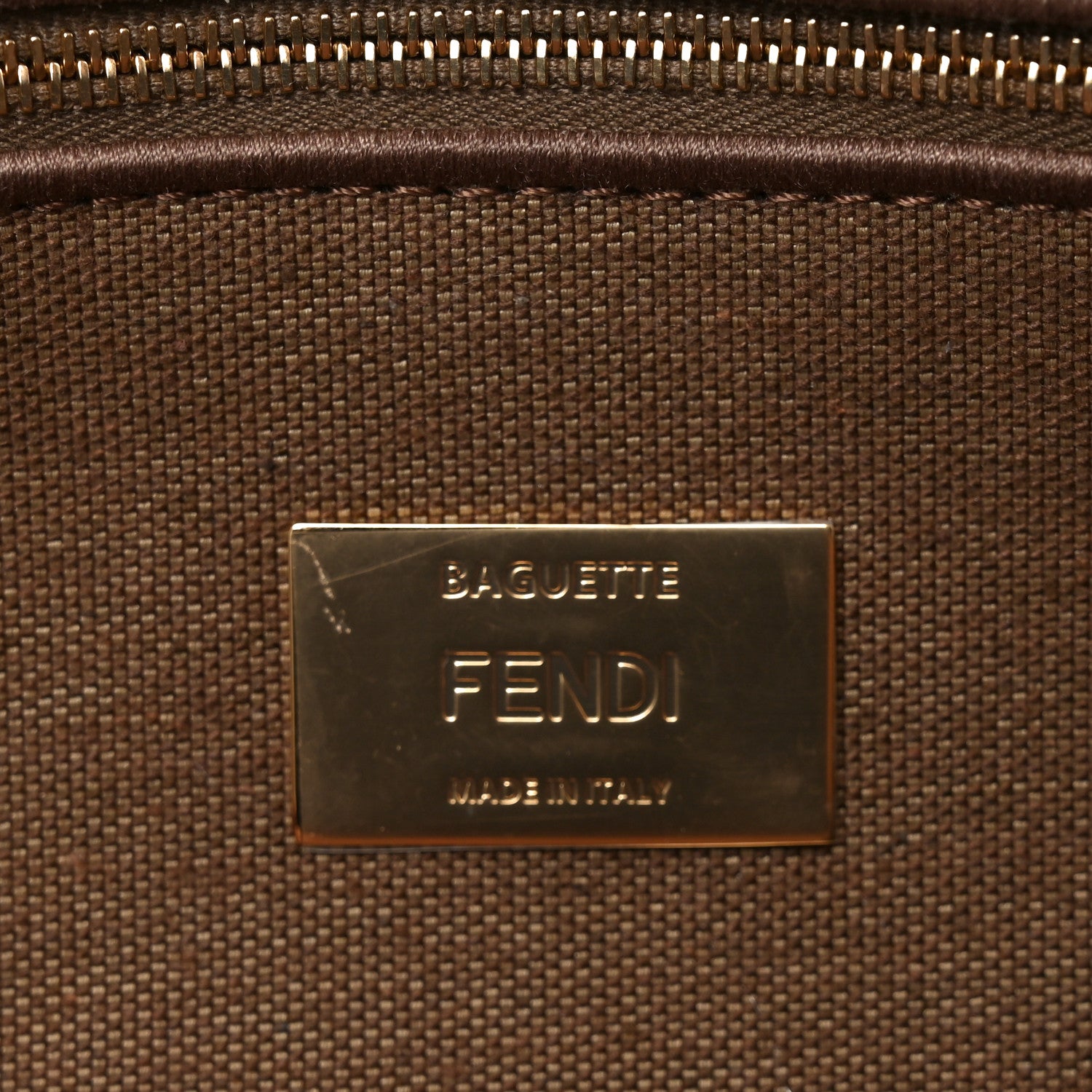 Fendi Velvet Jacquard Crystal FF Baguette Macaron 6 of 10